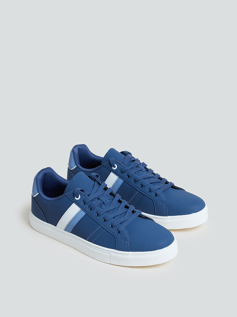 SOLEPLAY Blue Colour-Block Sneakers